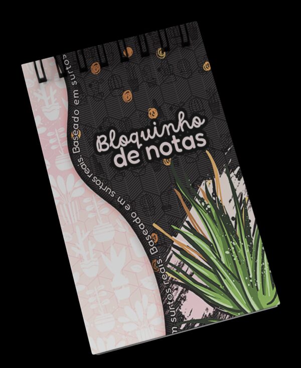 Bloquinho de notas Suculentas A6