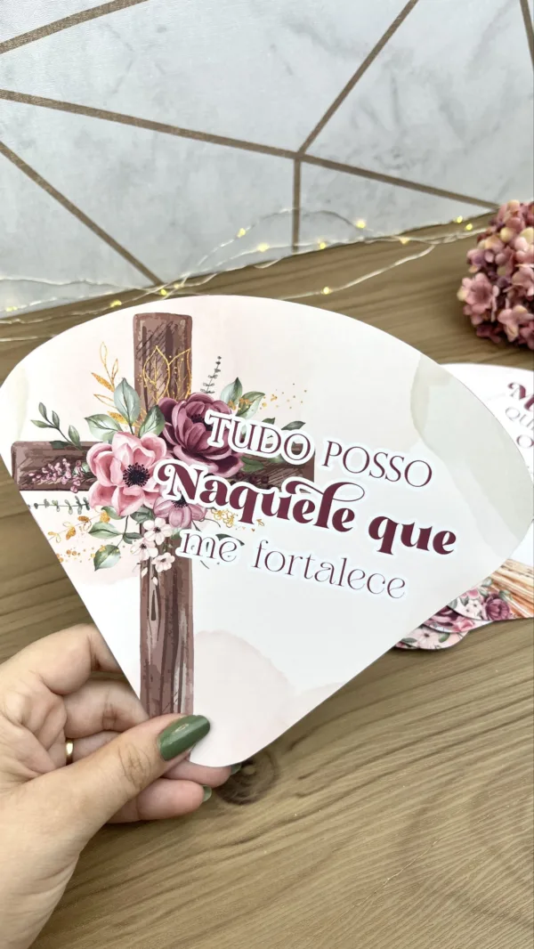 Leque Mulher Virtuosa 10un - Imagem 3