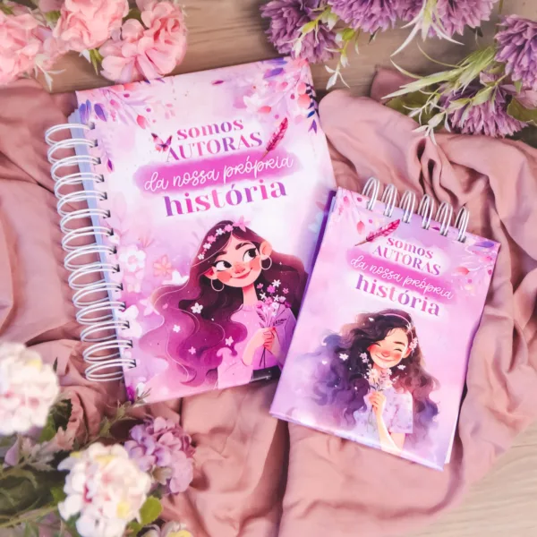 Combo Caderno A5 + Bloco A6 Autoras da própria História