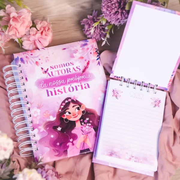 Combo Caderno A5 + Bloco A6 Autoras da própria História - Imagem 3