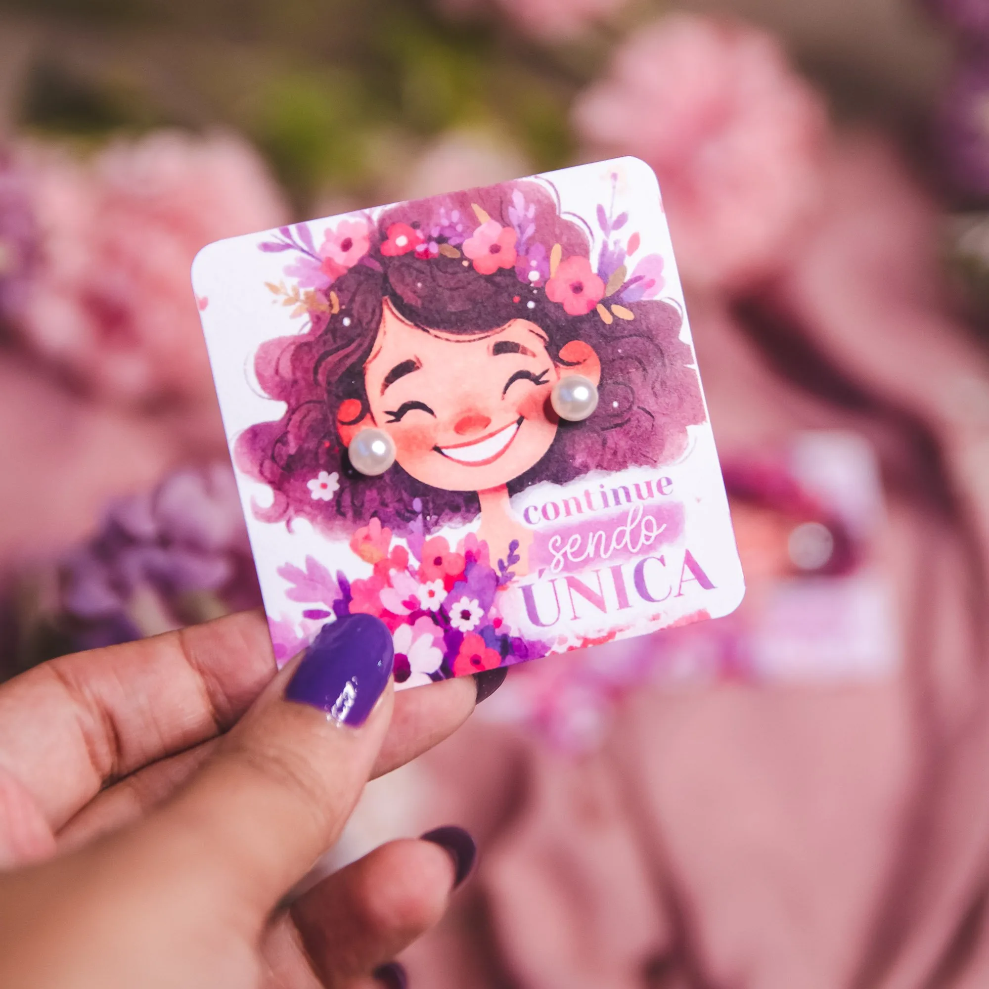 Card com brinco 30 pares