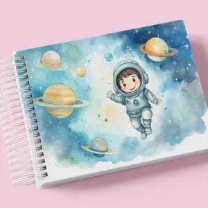 Livro do Bebê Astronauta Menino
