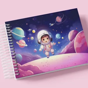 Livro do Bebê Astronauta Menina