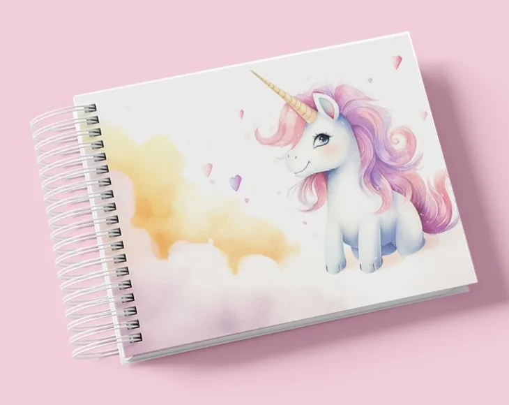 Livro do Bebê Unicórnio Menina