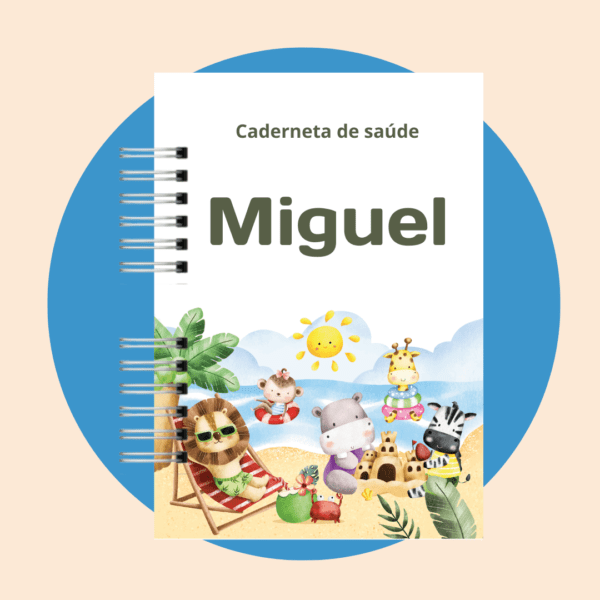 Caderneta de Saúde Animais na Praia Menino