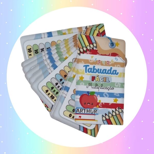 Tabuada de Multiplicação - Chaveiro - Imagem 2
