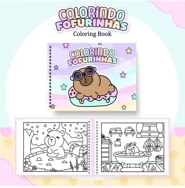 Livro de Colorir - Colorindo Fofurinhas - Imagem 6