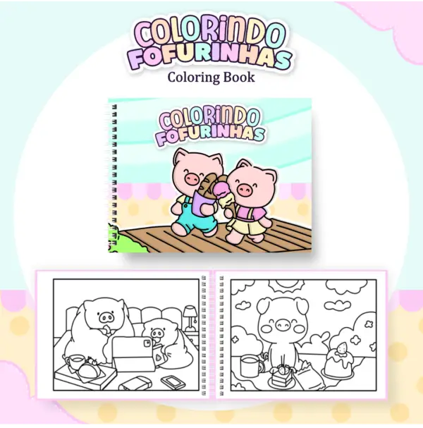 Livro de Colorir - Colorindo Fofurinhas - Imagem 5