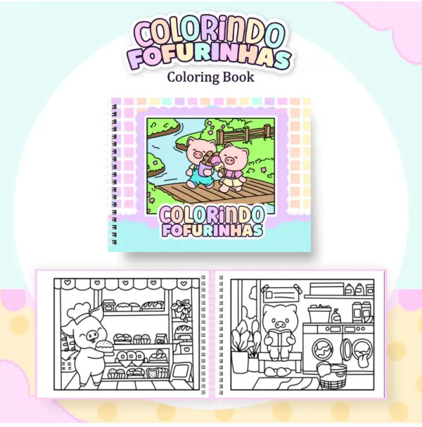 Livro de Colorir - Colorindo Fofurinhas - Imagem 4