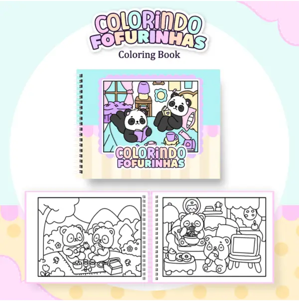 Livro de Colorir - Colorindo Fofurinhas - Imagem 2