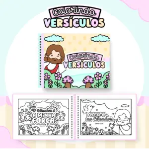 Livro de Colorir - Colorindo Versículos