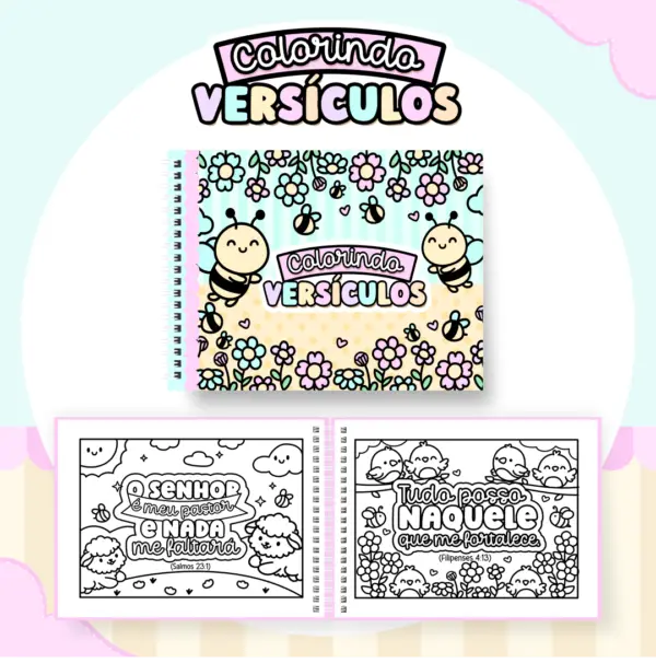 Livro de Colorir - Colorindo Versículos - Imagem 5