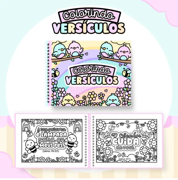 Livro de Colorir - Colorindo Versículos - Imagem 4