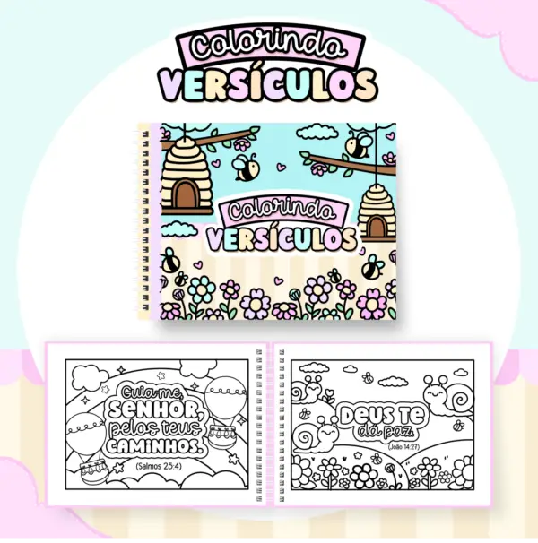 Livro de Colorir - Colorindo Versículos - Imagem 3
