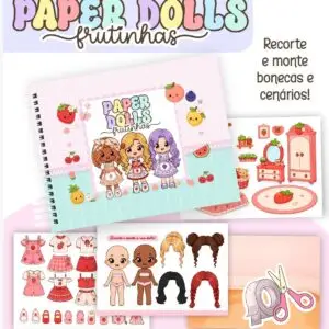 Livro Paper Dolls - Frutinhas